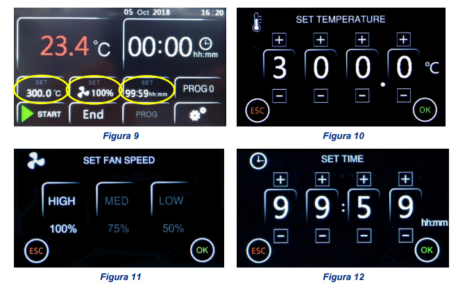 schermo touch screen a colori argolab super